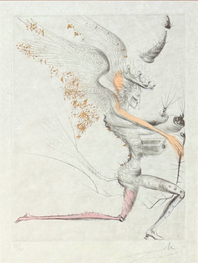 Salvador Dali - Le Démon ailé, 1969 - Image 6