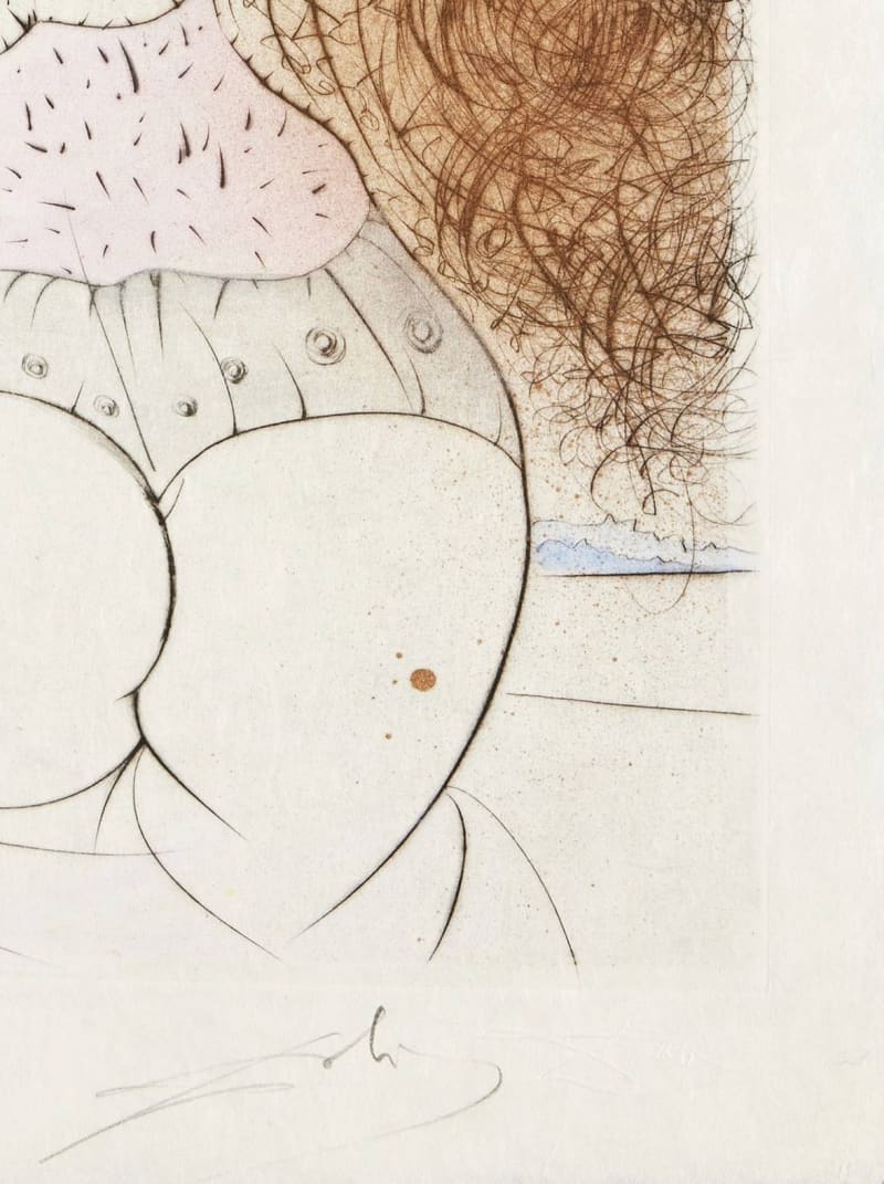 Salvador Dali - Le Torse, 1969 - Image 5