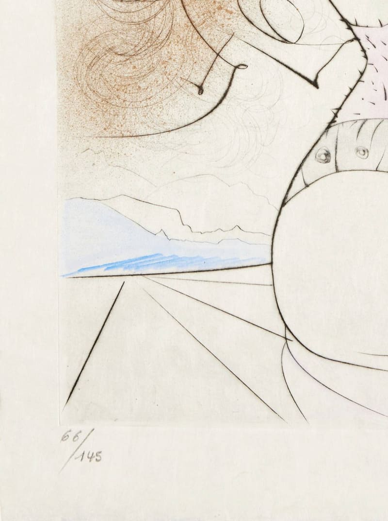 Salvador Dali - Le Torse, 1969 - Image 4