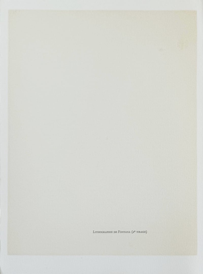 Lucio Fontana - Concetto Spaziale, 1975 - Image 8