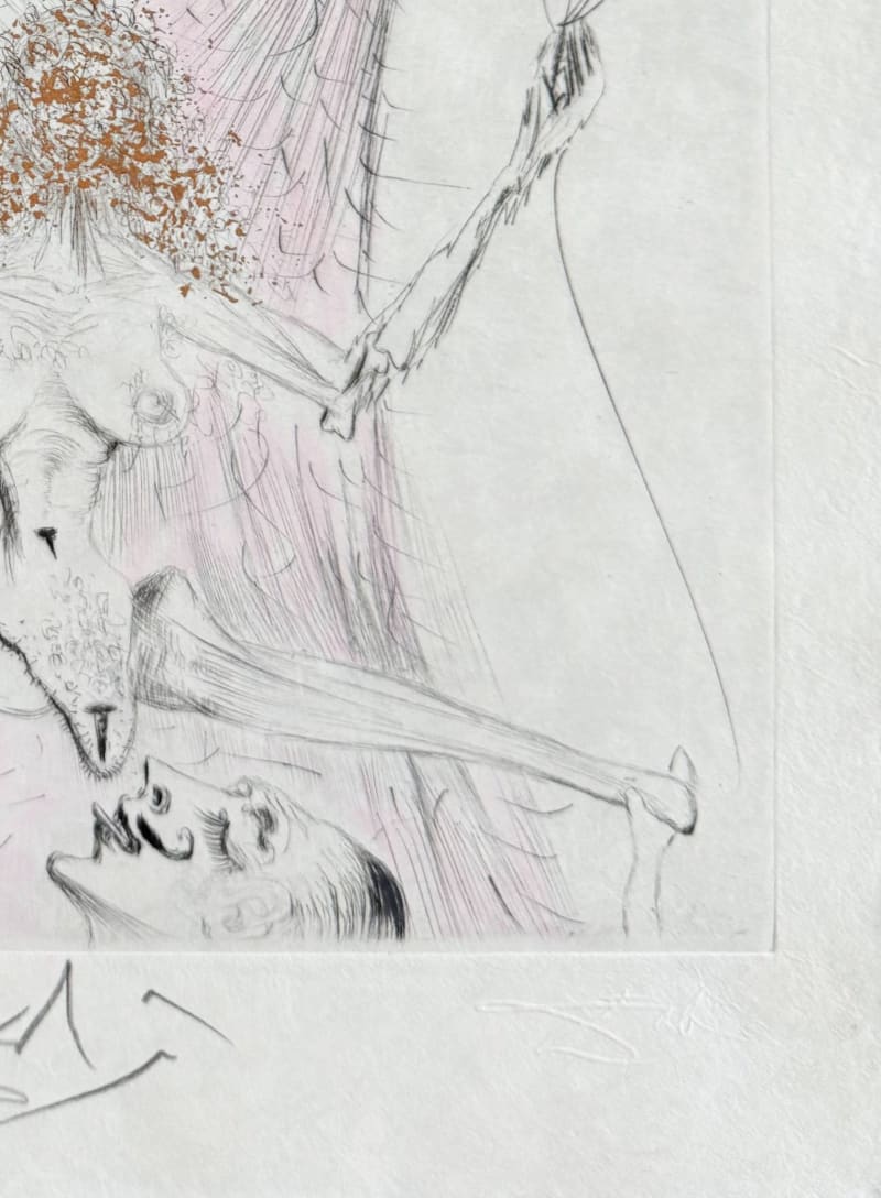 Salvador Dali - Femme tenant le voile, 1969 - Image 5