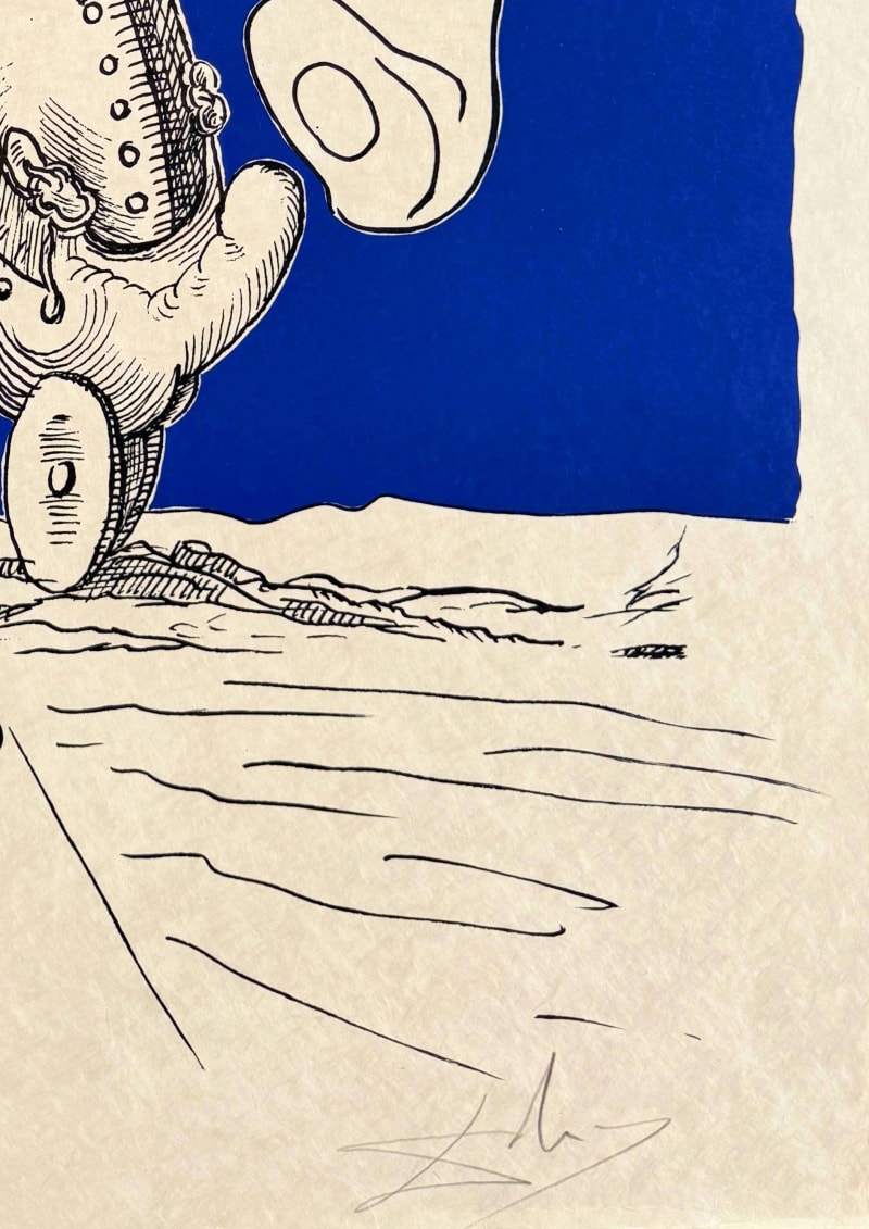 Salvador Dali - Les Songes Drôlatiques de Pantagruel, Planche XVI, 1973 - Image 6