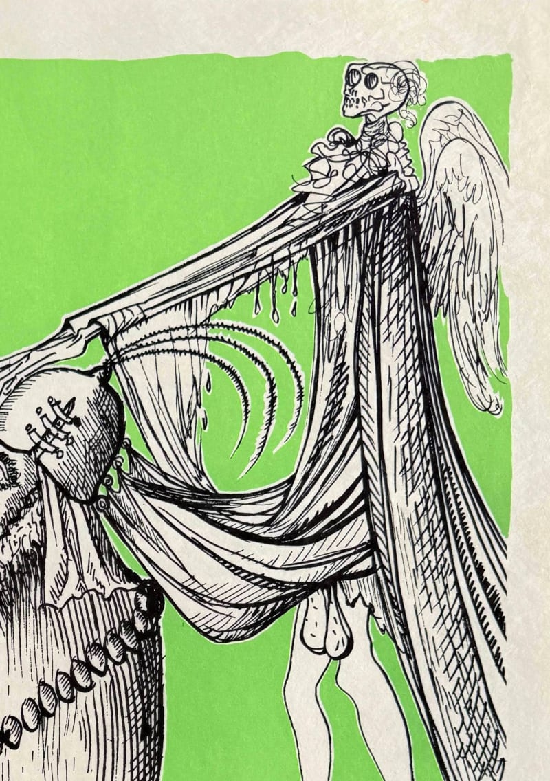 Salvador Dali - Les Songes Drôlatiques de Pantagruel, Planche XI, 1973 - Image 3
