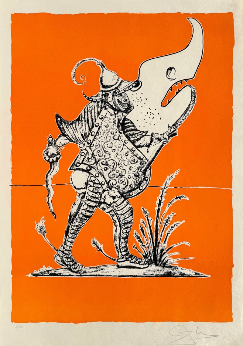 Salvador Dali - Les Songes Drôlatiques de Pantagruel, Planche XXIV, 1973
