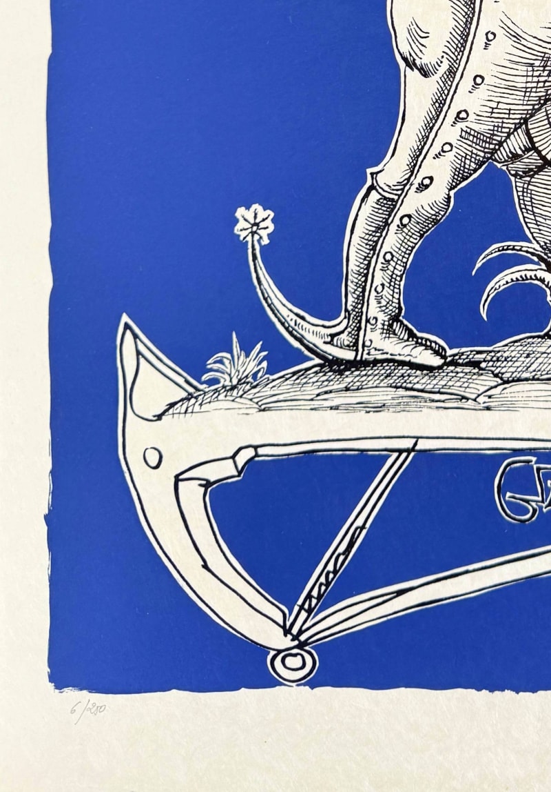 Salvador Dali - Les Songes Drôlatiques de Pantagruel, Planche XXIII, 1973 - Image 5