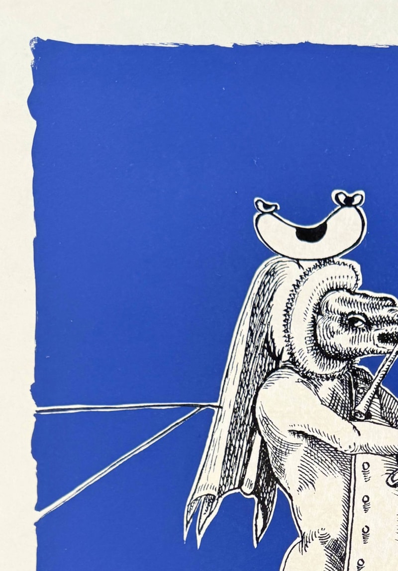 Salvador Dali - Les Songes Drôlatiques de Pantagruel, Planche XXIII, 1973 - Image 3