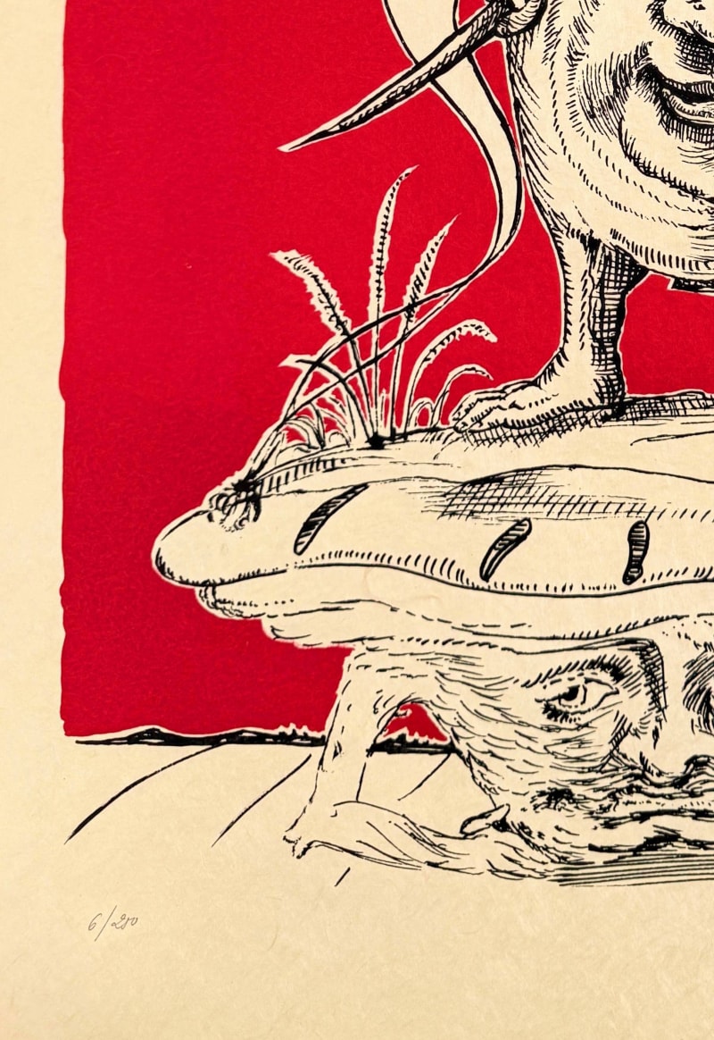 Salvador Dali - Les Songes Drôlatiques de Pantagruel, Planche XII, 1973 - Image 4