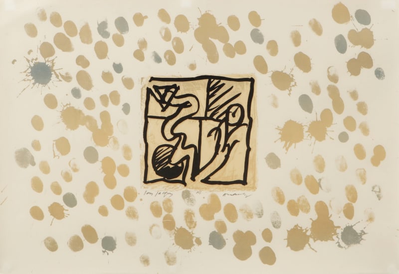 Pierre Alechinsky - Lino-Litho, Planche IV, 1970