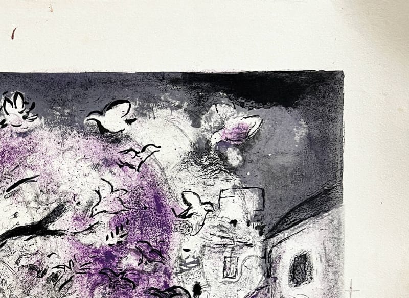 Marc Chagall - Daphnes and Chloé, Planche XXVI, 1961 - Image 4