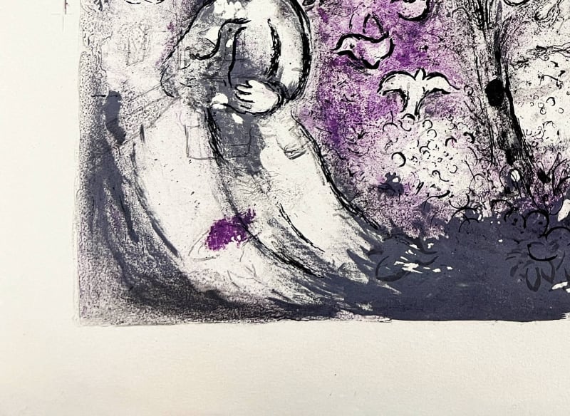 Marc Chagall - Daphnes and Chloé, Planche XXVI, 1961 - Image 3