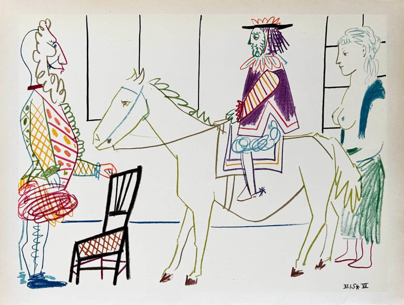 Pablo Picasso - La Comédie Humaine, 1954