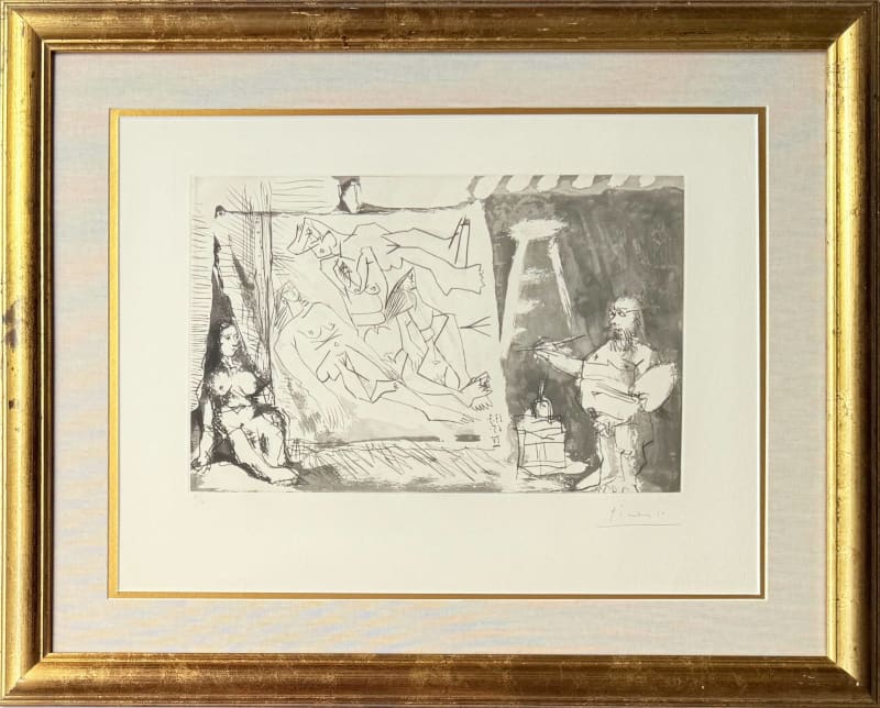 Pablo Picasso - Dans l'Atelier, 1965