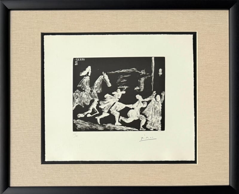 Pablo Picasso - Cape and Sword: Pusuit II, from 347 Suite, 1968