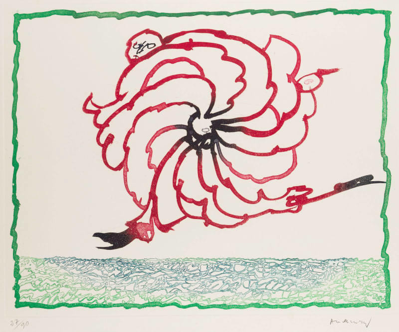 Pierre Alechinsky - Sans Titre, 1980