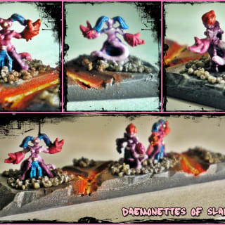 EpiComp 2016 Onslaught Miniatures (Pictured: Stygian Succubi - Pati)