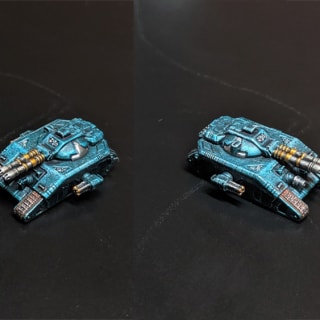 EpiComp 2019 Vanguard Miniatures (Pictured: Alpha Legion Fellblade (3mm) - Apocolocyntosis)