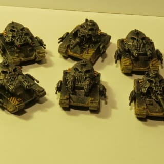 EpiComp 2014 Exodus Wars (Pictured: Edenite Tanks - Settra)