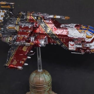 EpiComp 2021 Aeronautica Imperialis (Pictured: Thousand Sons Thunderhawk - Chris)