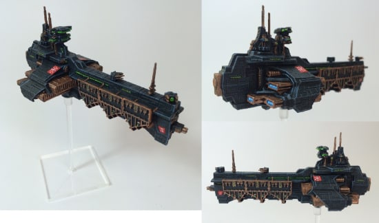 Black Legion Battle Barge - Blip