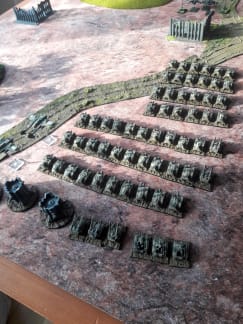 Forming up for Dawn Attack - junkstar