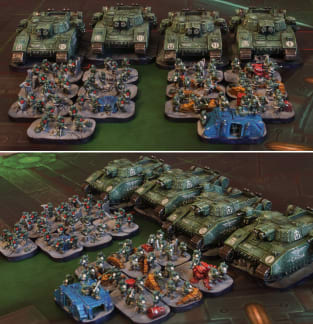 Kasrkin with Stormlords - Lovestonk