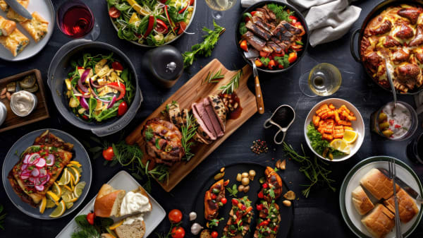 Modern American Family-Style Menu 