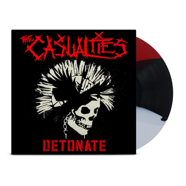 The Casualties - Detonate LP (Red/White/Black Stripe)