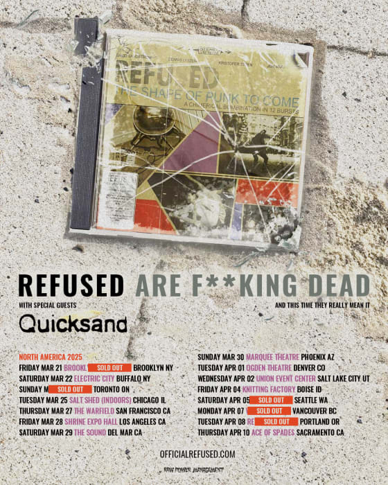 Refused ‘The Shape Of Punk To Come’ 25th Anniversary Vinyl Re-Issue Out Now