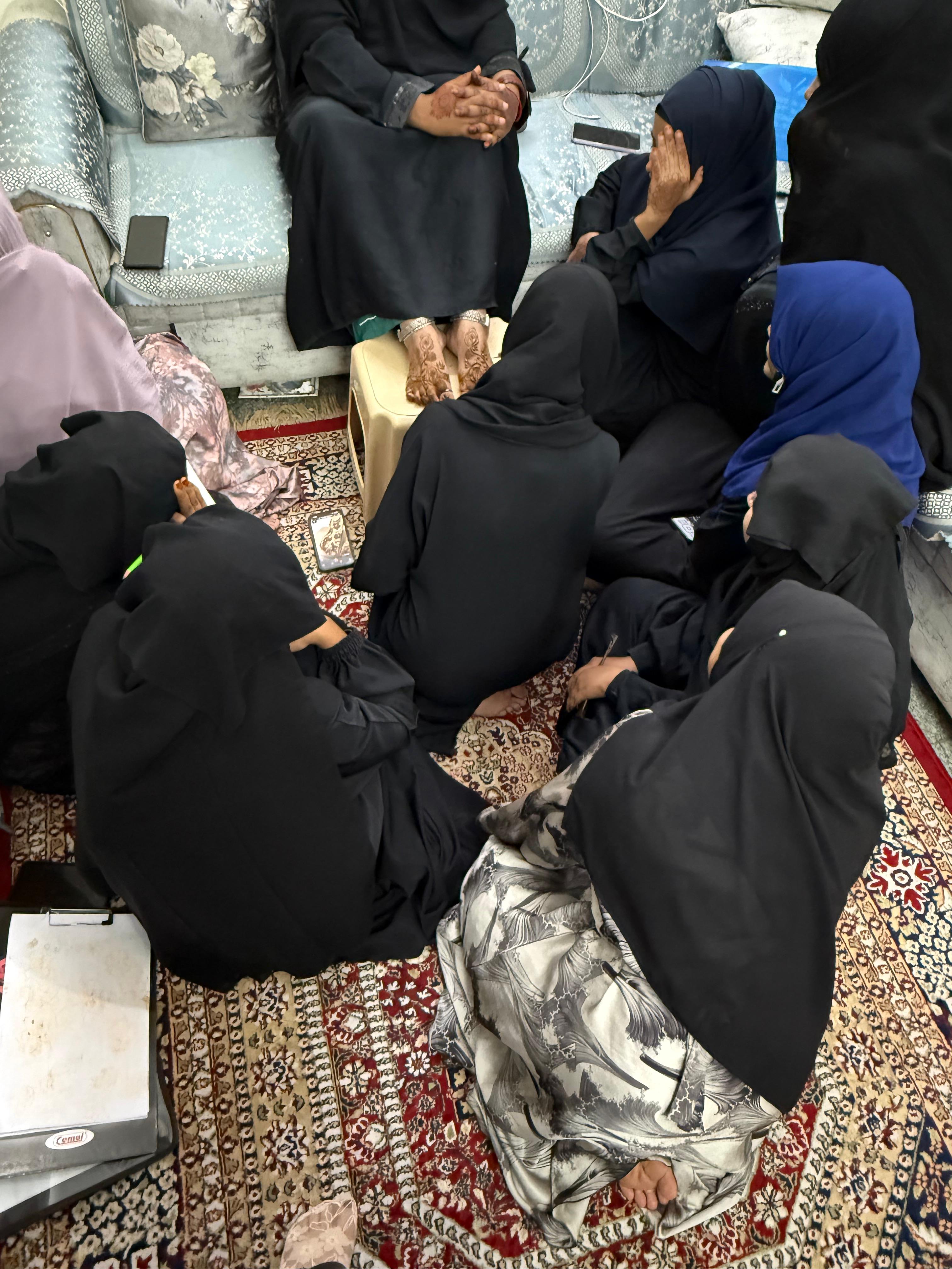 students learning at hennaya