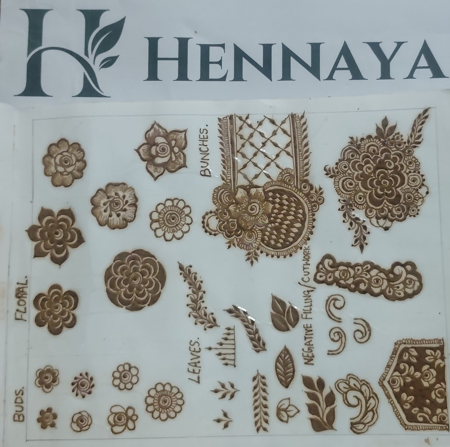 Fiza Fathima's henna mehndi design — Day 5, Hennaya henna class, Bengaluru