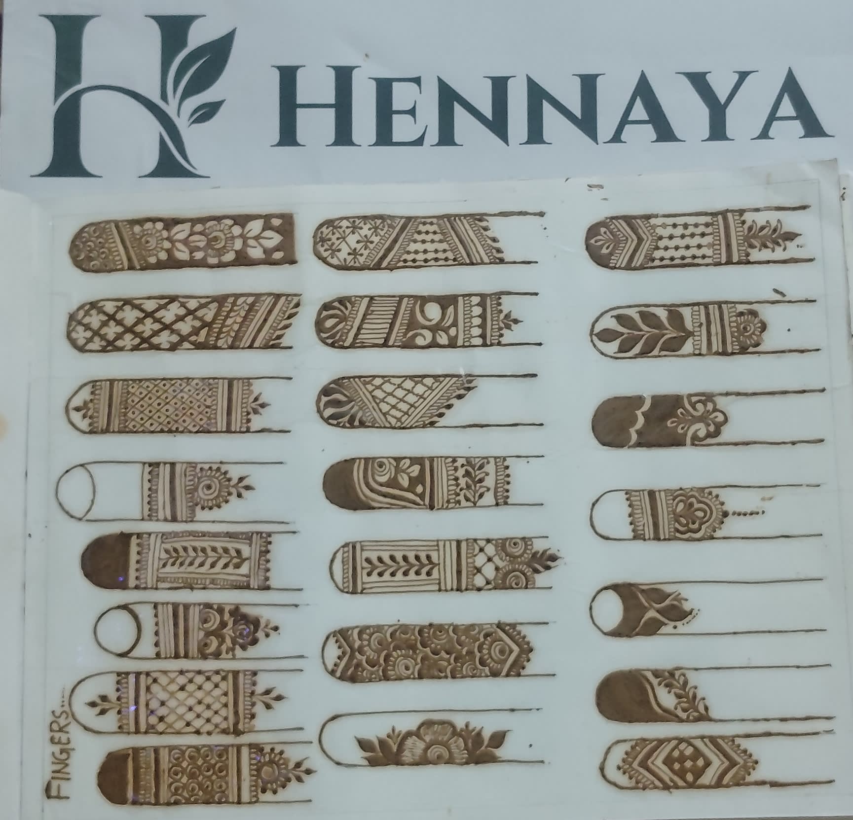 Fiza Fathima's henna mehndi design — Day 6, Hennaya henna class, Bengaluru