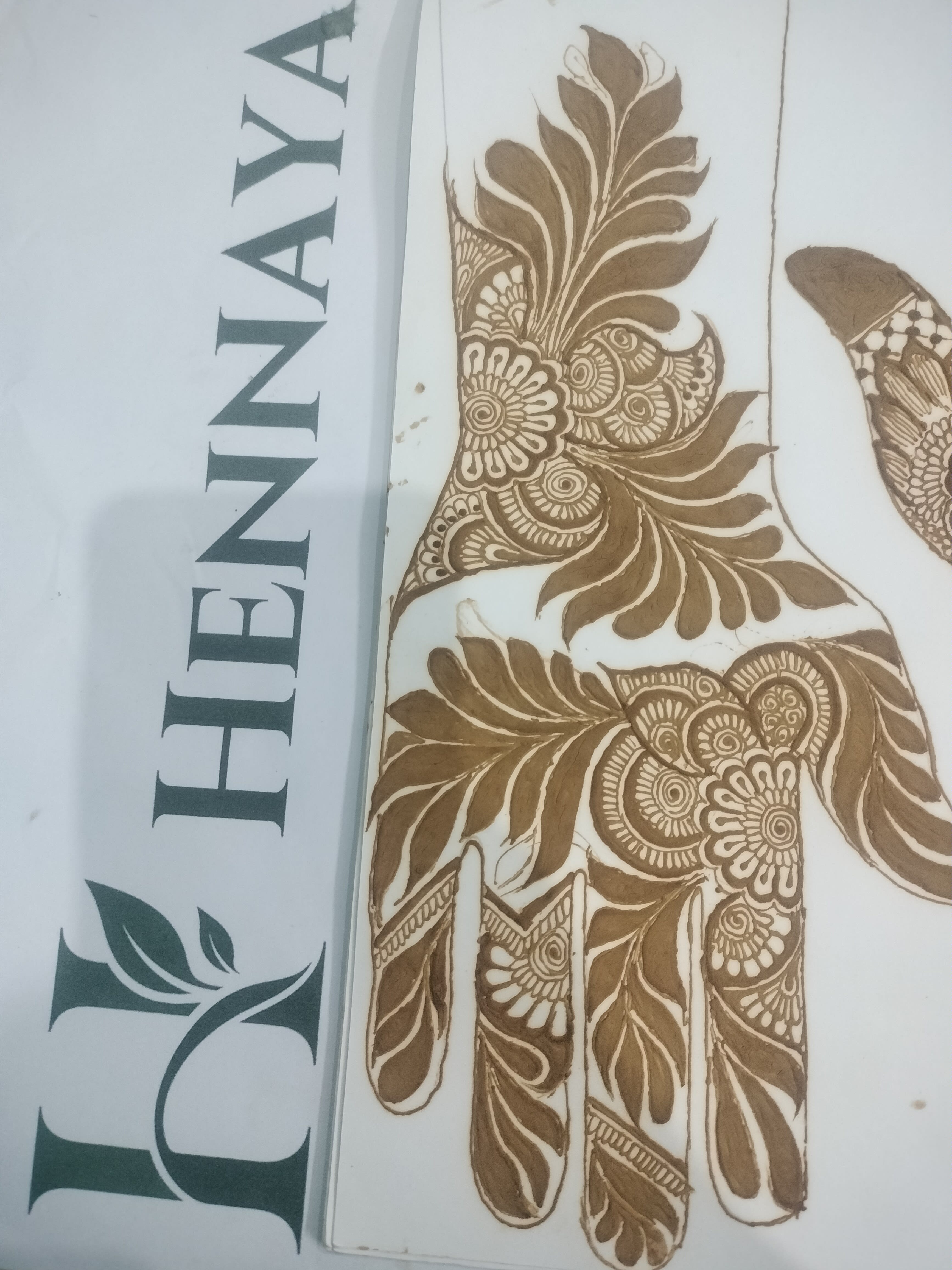 Shifa Fatahima's henna mehndi design — Day 13, Hennaya henna class, Bengaluru