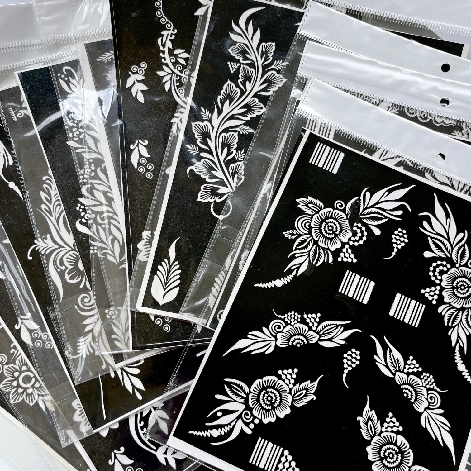 Reusable Mehndi Stencils — Hennaya, Bengaluru