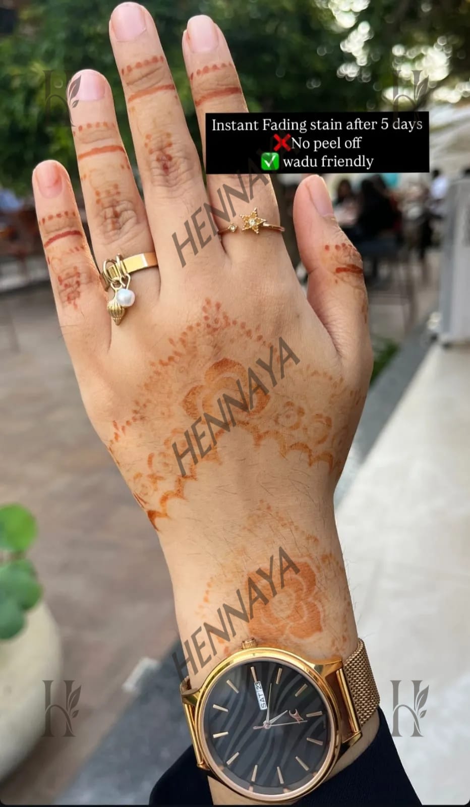 Instant Henna Cone by hennaya