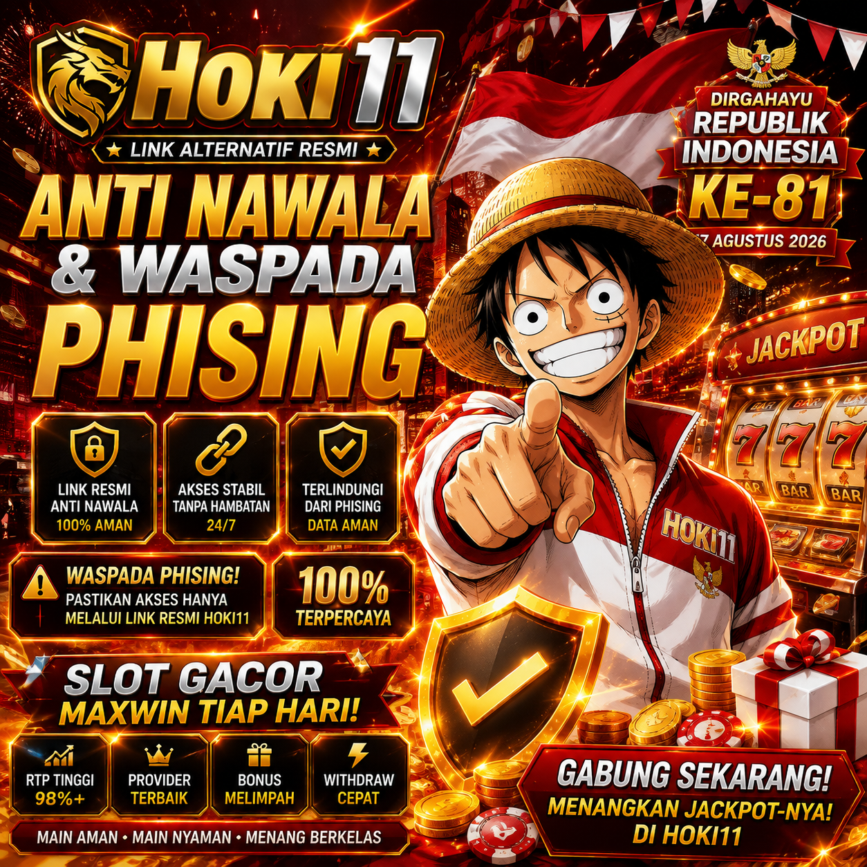 HOKI11 Link Alternatif Resmi Anti Nawala dan Waspada Phising