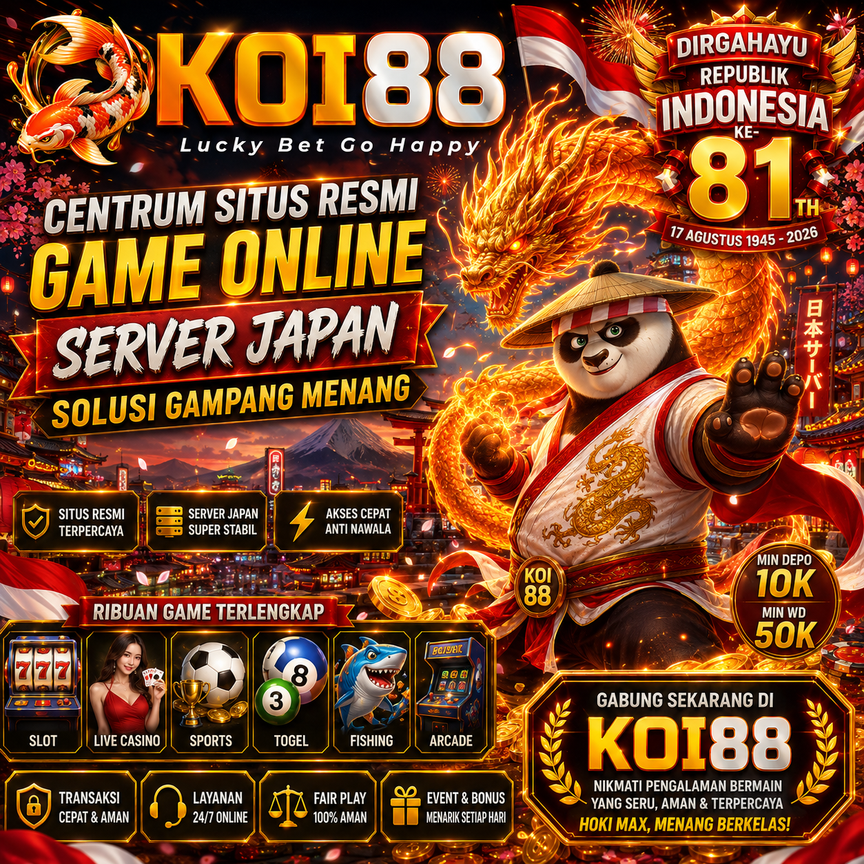 KOI88 Centrum Situs Resmi Server Japan
