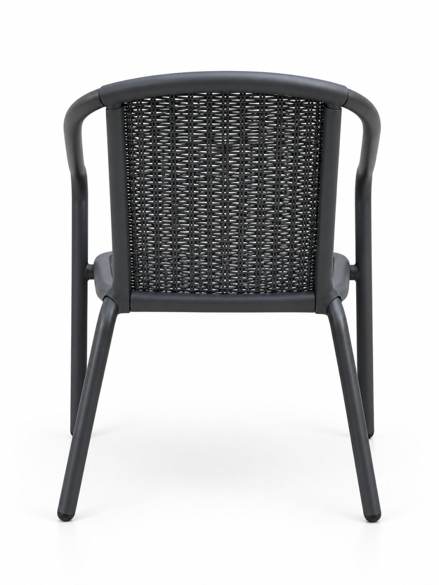 Modern Woven Outdoor Chair, view 4