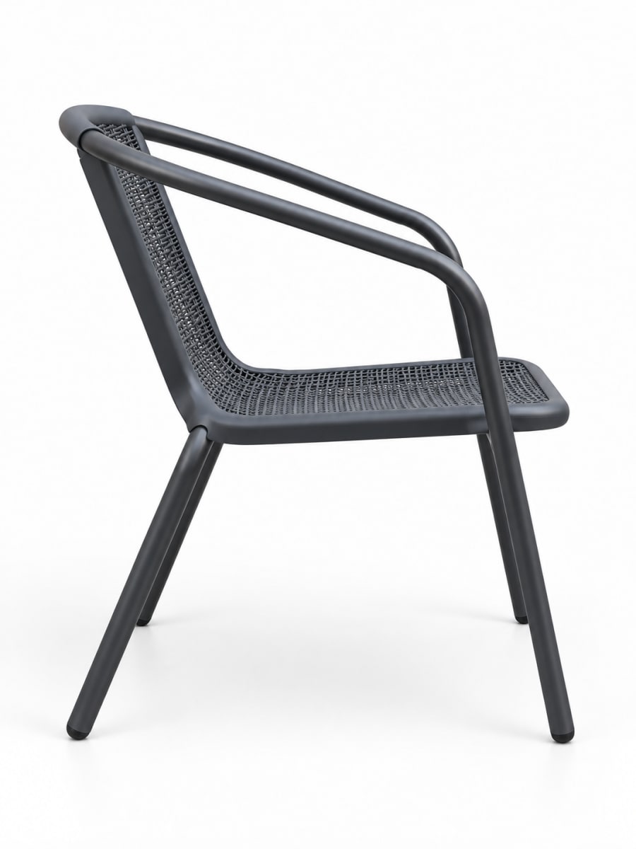 Modern Woven Outdoor Chair, view 3