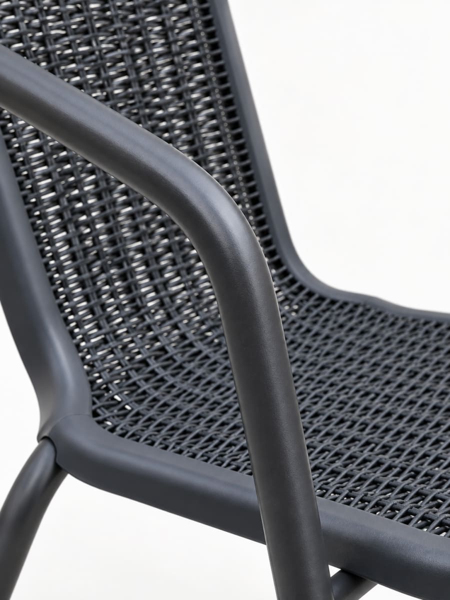 Modern Woven Outdoor Chair, view 5