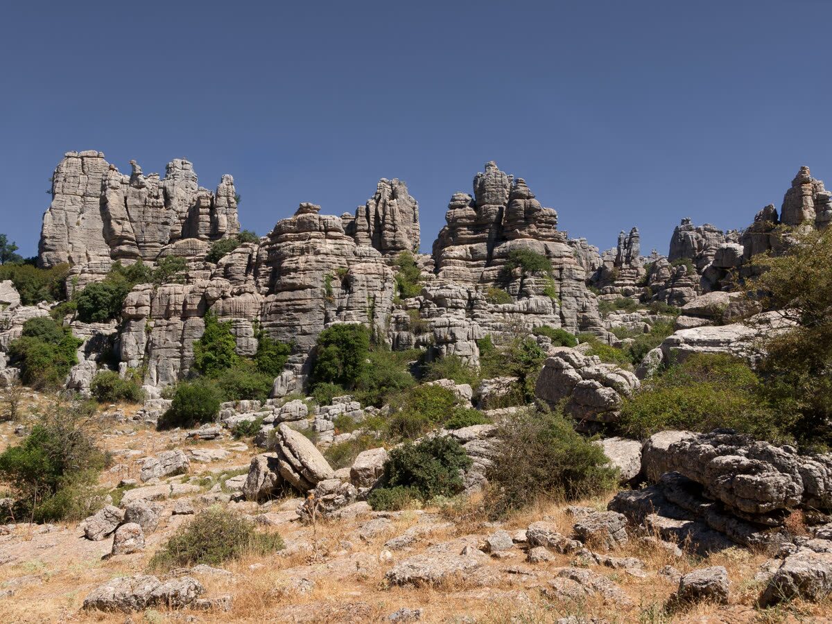 Formaciones rocosas kársticas del Torcal de Antequera