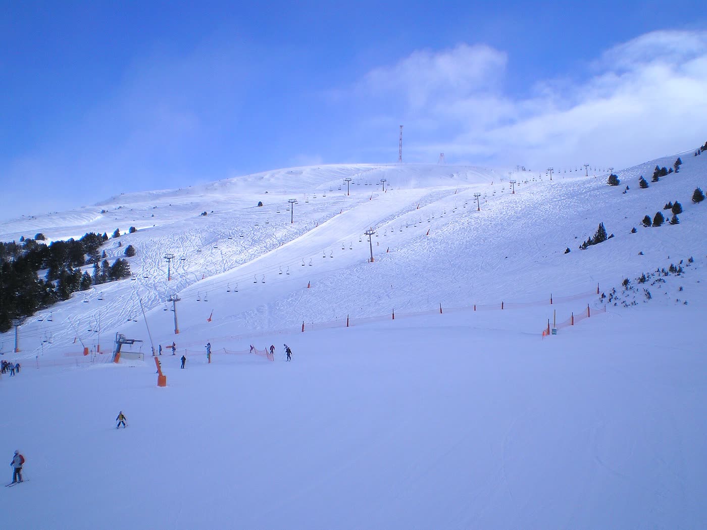 Pistas de esquí de Grau Roig, en el sector de Grandvalira al que se accede desde Encamp