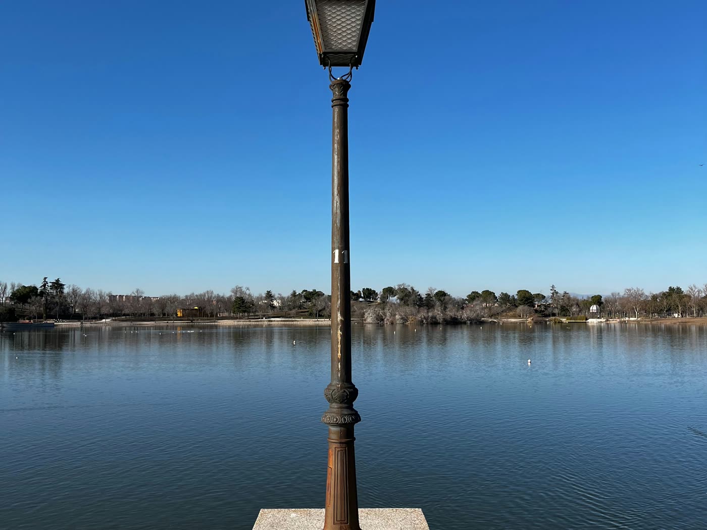 Lago del Parque de Polvoranca en Leganés