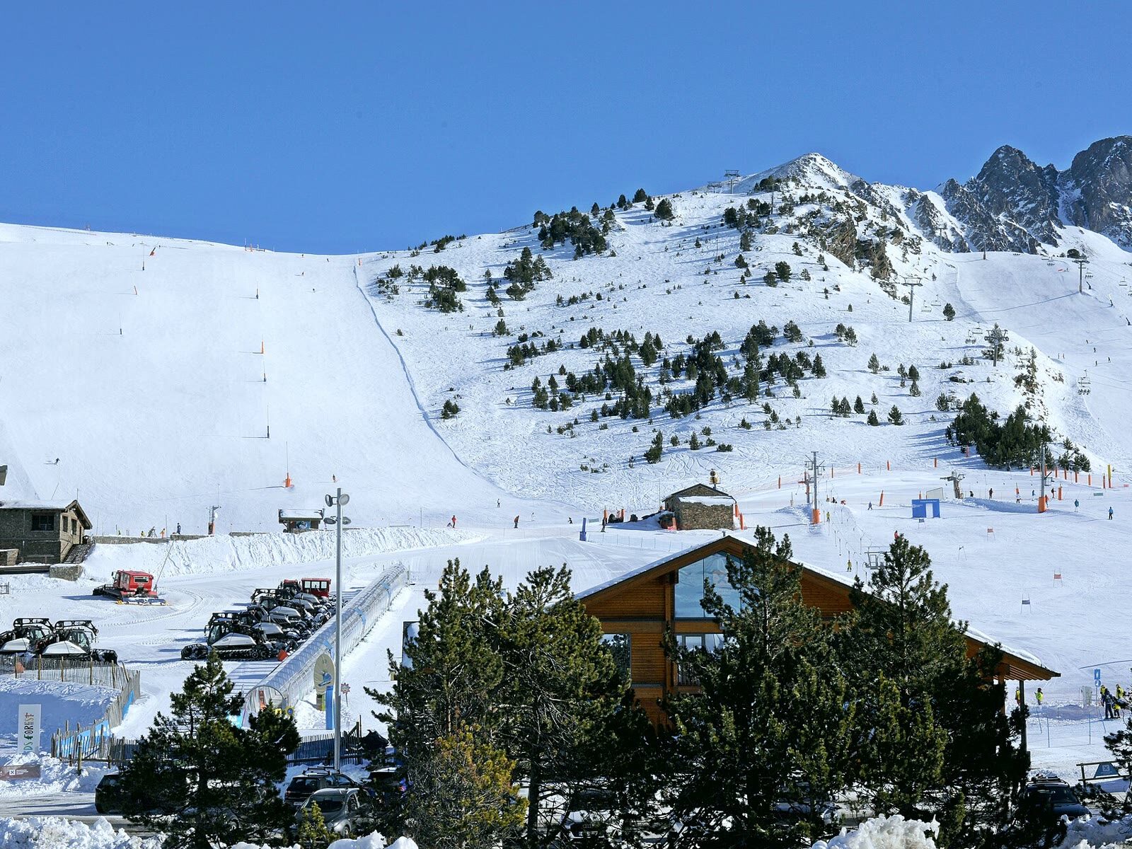 Pistas de Grandvalira en el sector de Grau Roig, junto a Pas de la Casa