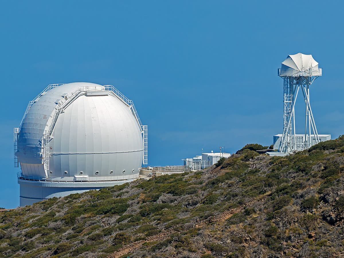 Telescopios del Observatorio del Roque de los Muchachos, en el punto más alto de La Palma