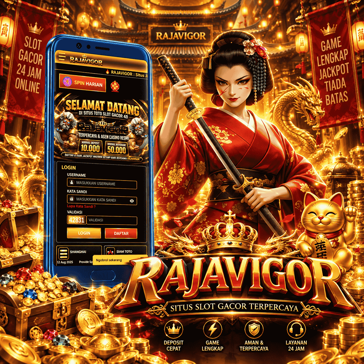 RAJAVIGOR: Situs Daftar Resmi Slot Gacor Panel Raja Vigor Online Slot 24 Jam Terpercaya