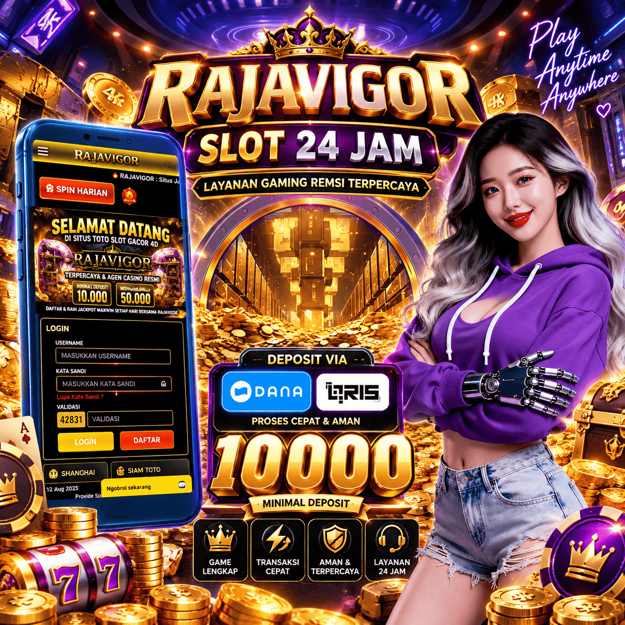 RAJAVIGOR | Akses VIP Dengan Fasilitas Lengkap Raja Vigor Official Game Mobile Spektakuler
