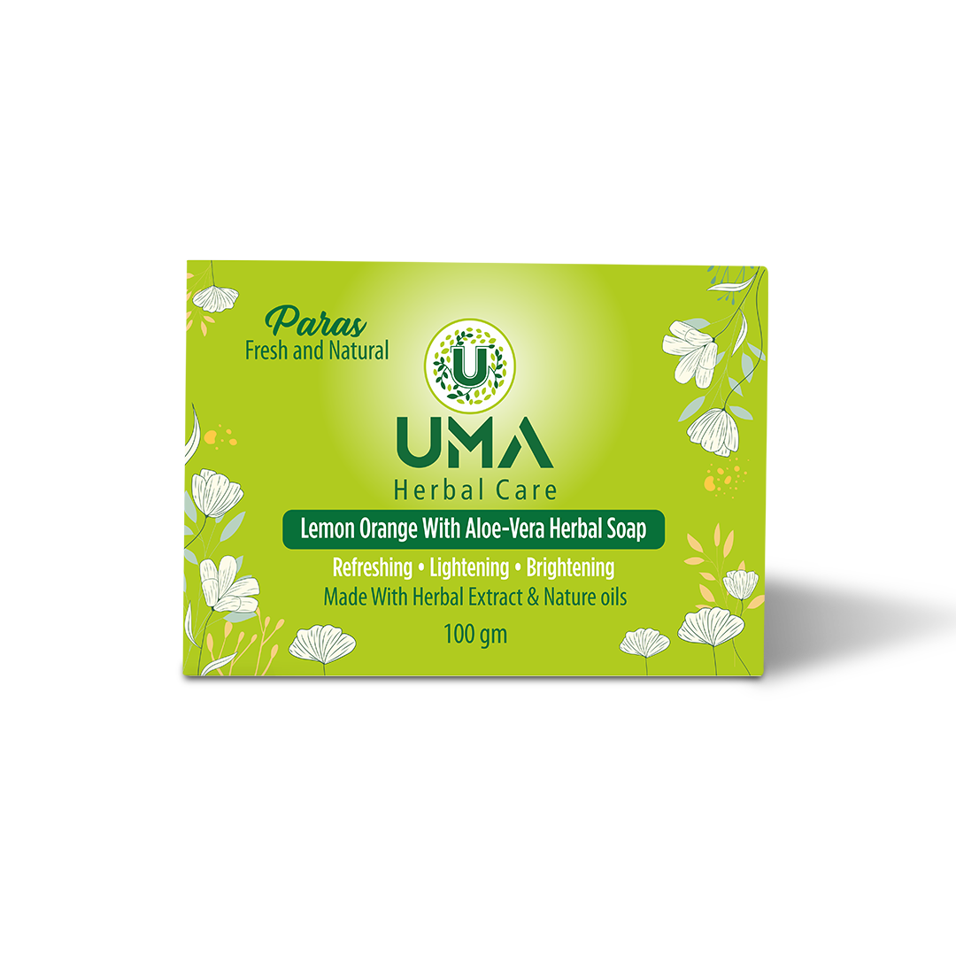 UMA Herbal Care Lemon Orange With Aloe-Vera Herbal Soap