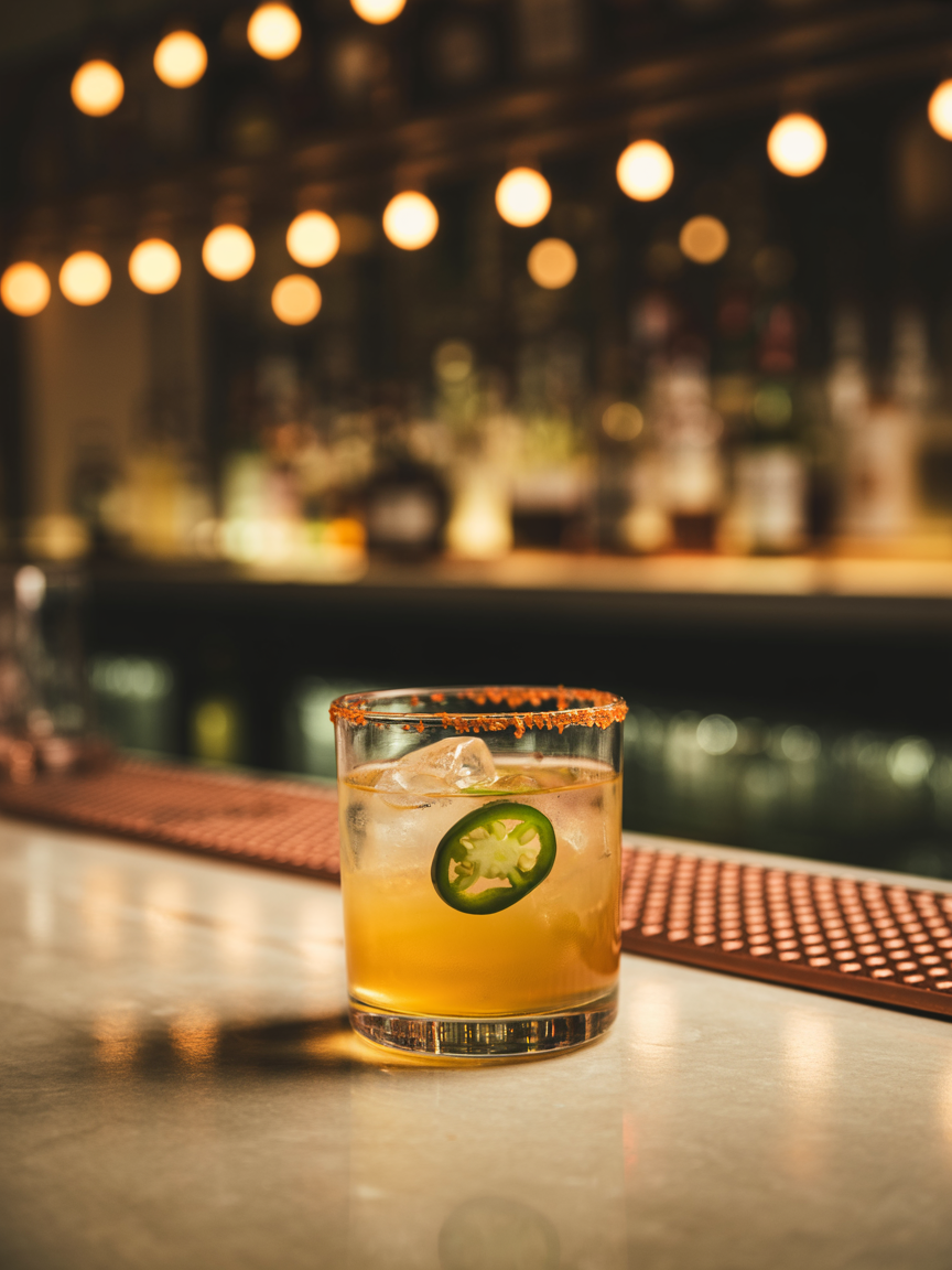 Honey Jalapeno Margarita