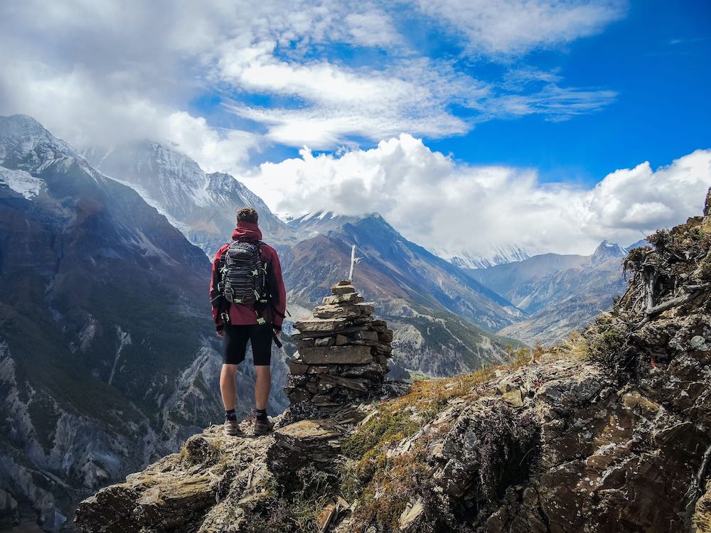 Wandern in den Bergen