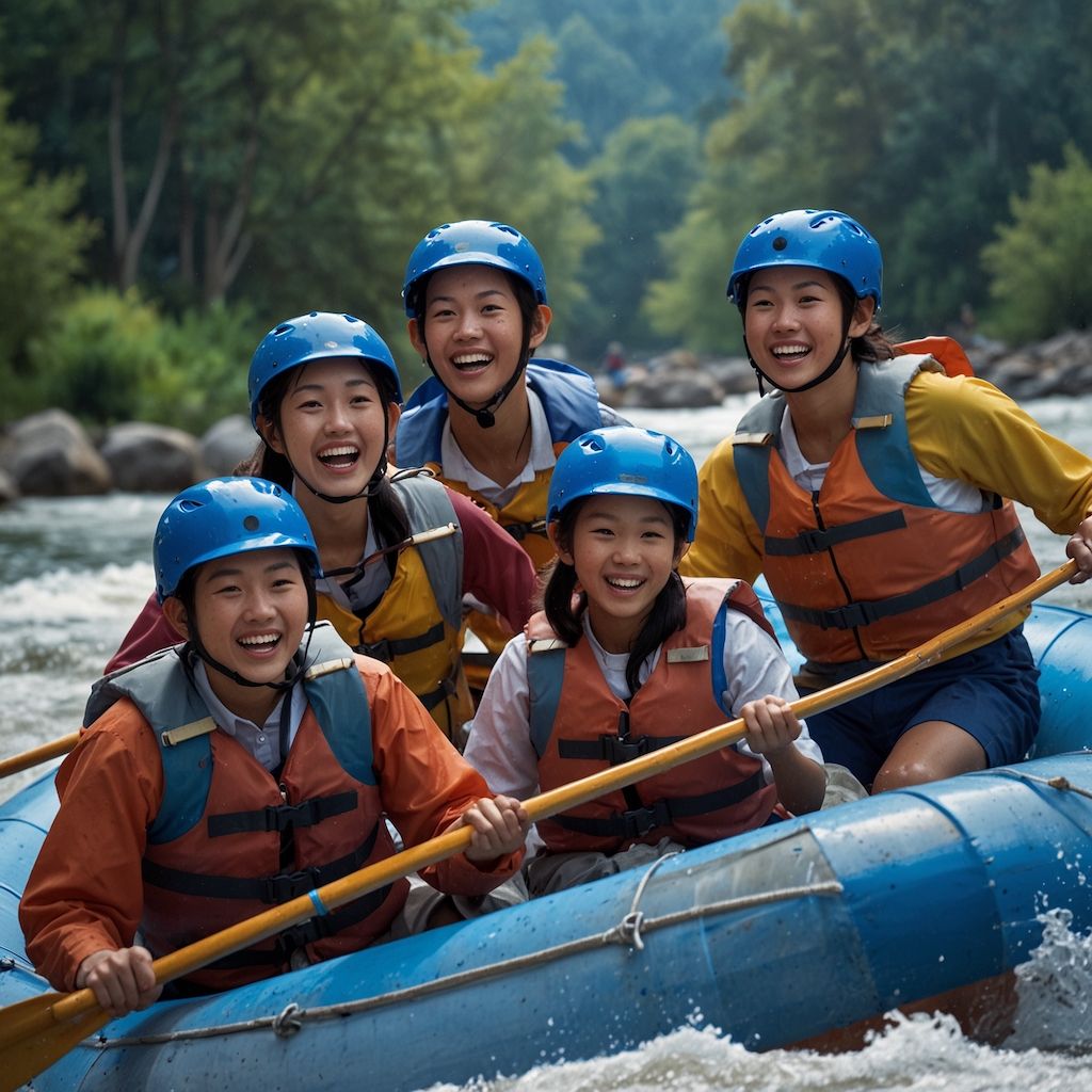 Families enjoying outdoor sports with joy and engagement 